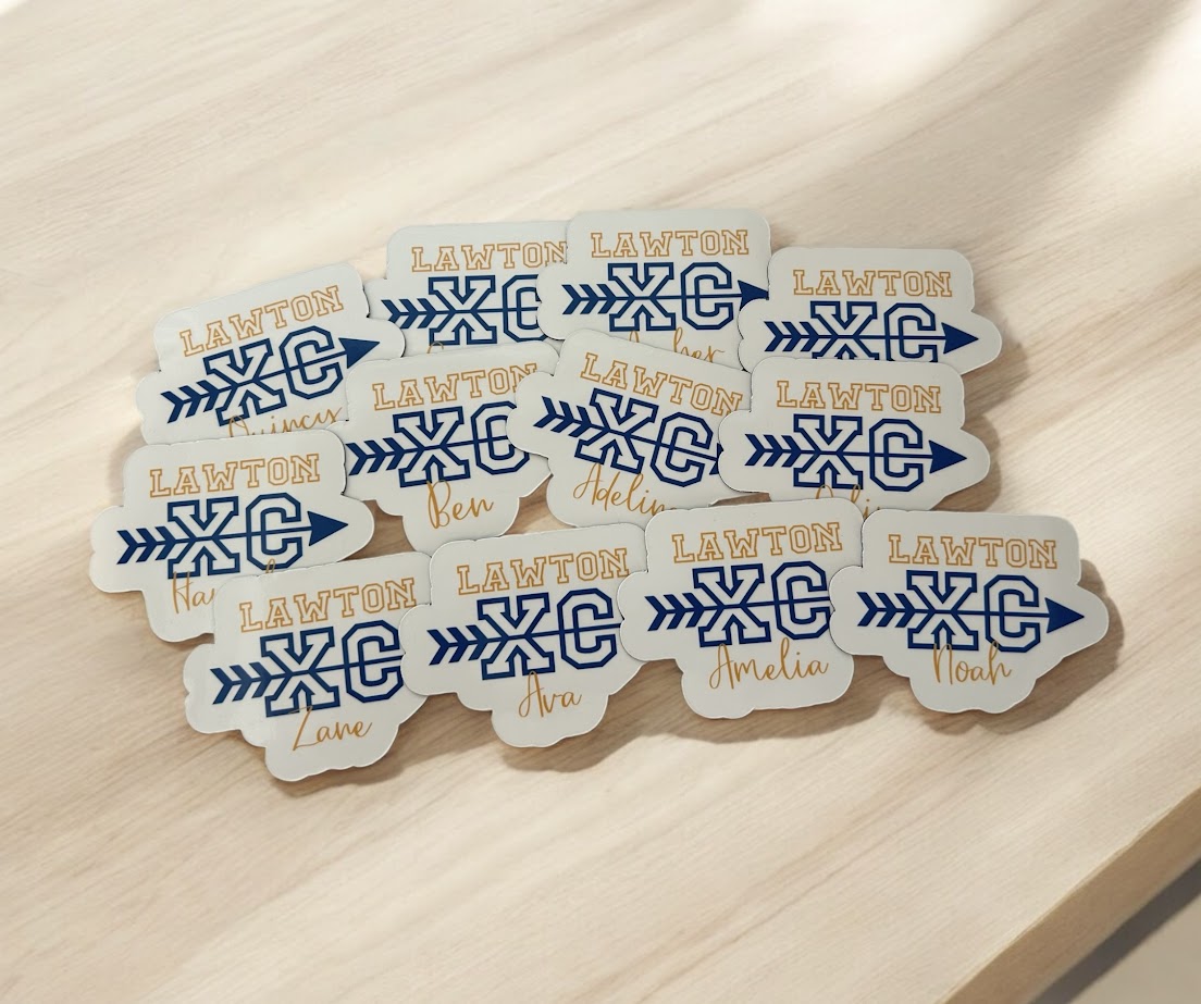Cross Country Sticker | Personalized