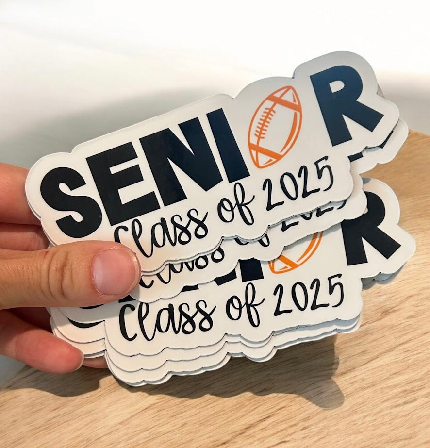 Senior Football Magnet | Personalized