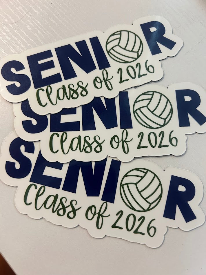 Senior Volleyball Magnet | Personalized