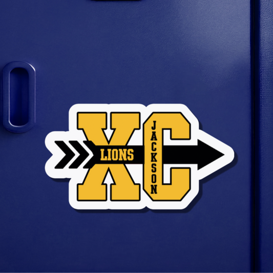 Cross Country Magnet | Personalized