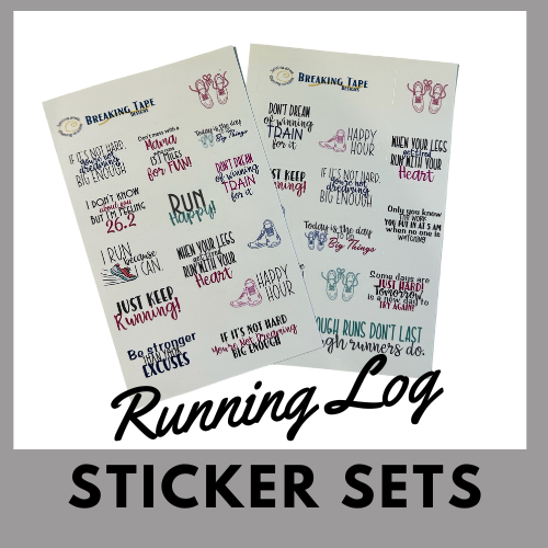 Running Log Sticker Set