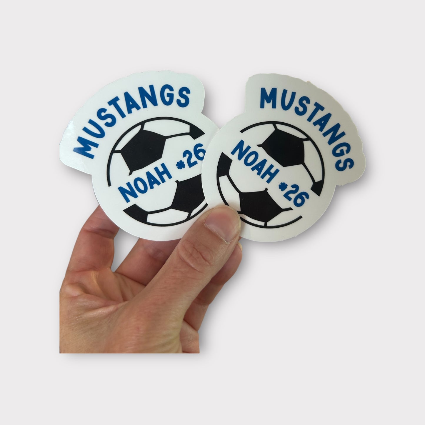 Personalized Soccer Locker Magnets