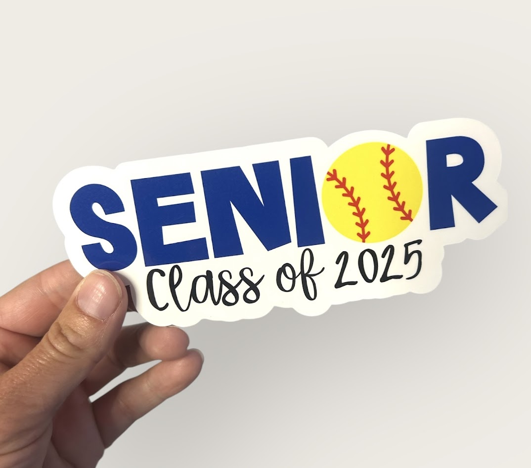 Senior Softball Magnet | Personalized