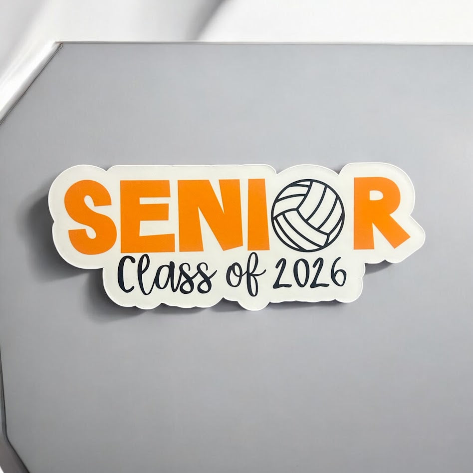 Volleyball Senior Sticker | Personalized