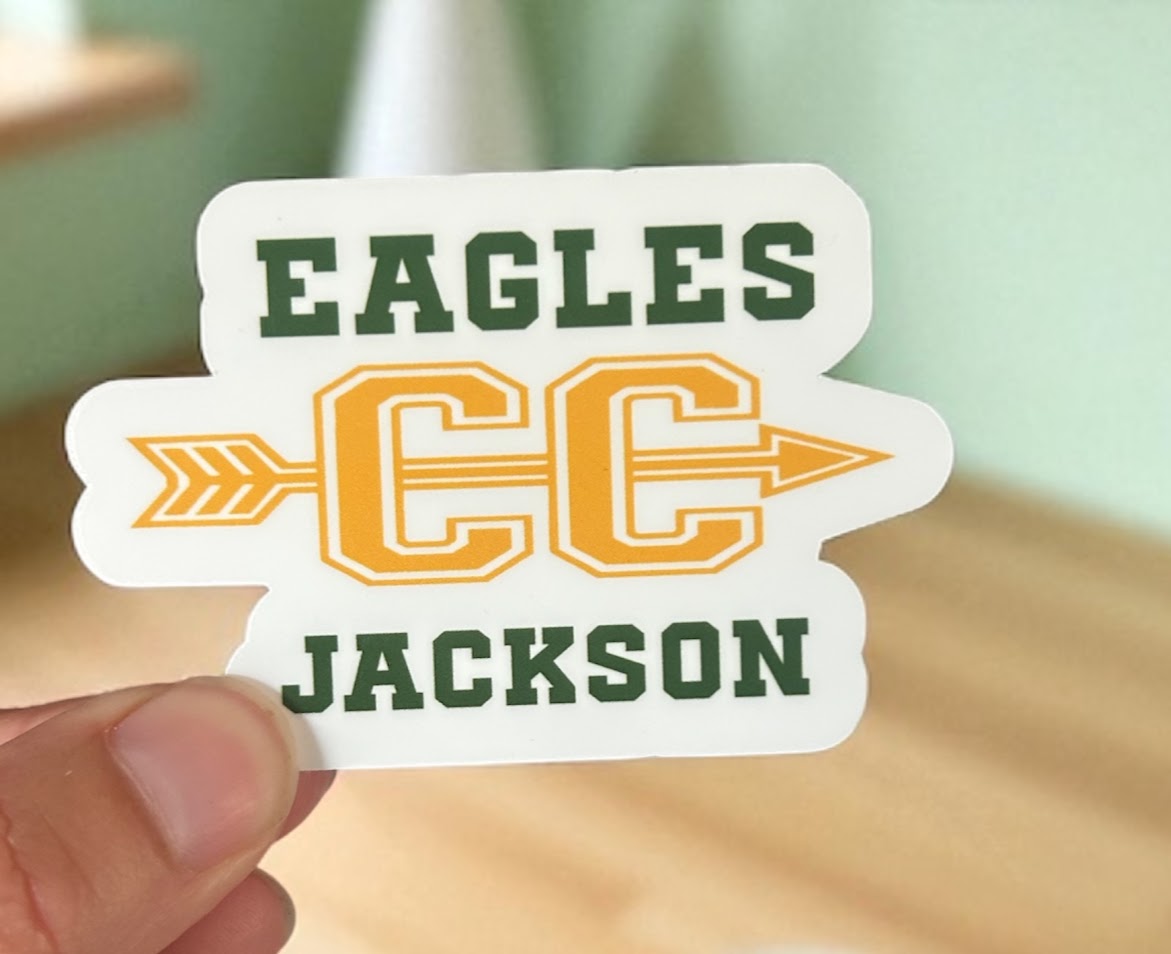 Cross Country Sticker | Personalized
