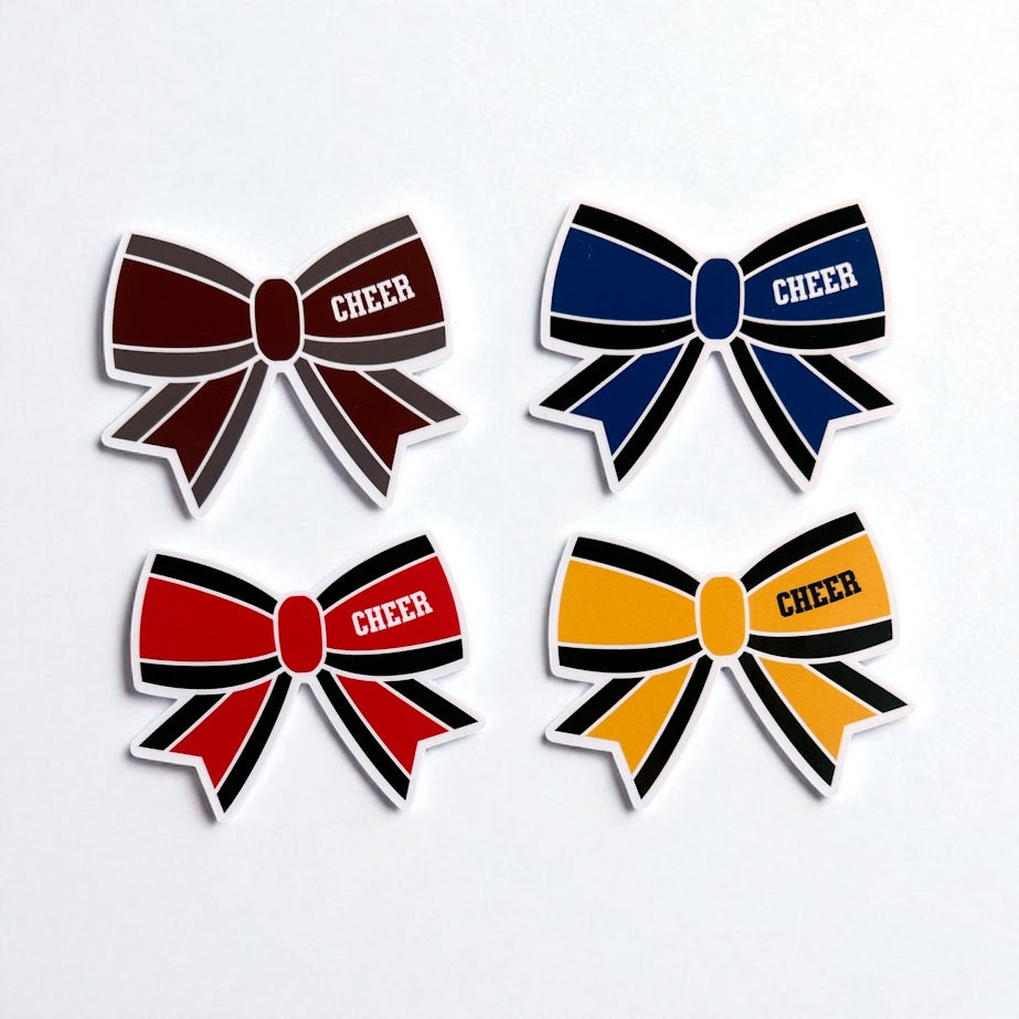 Cheer Bow Sticker | Personalized
