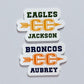 Cross Country Sticker | Personalized
