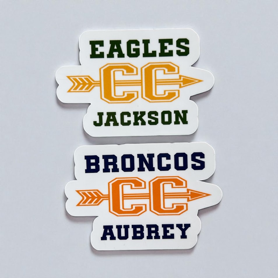 Cross Country Sticker | Personalized