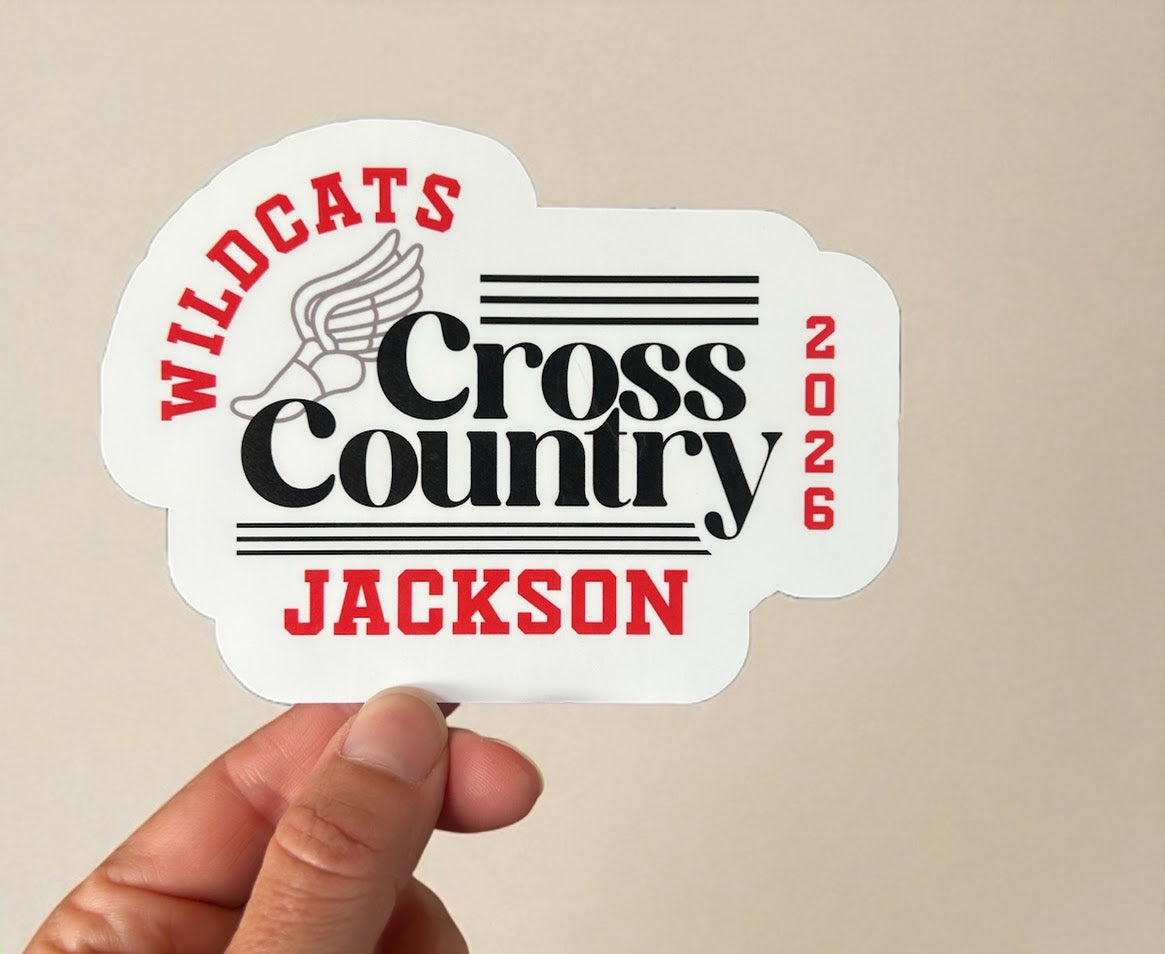 Cross Country Magnet | Personalized