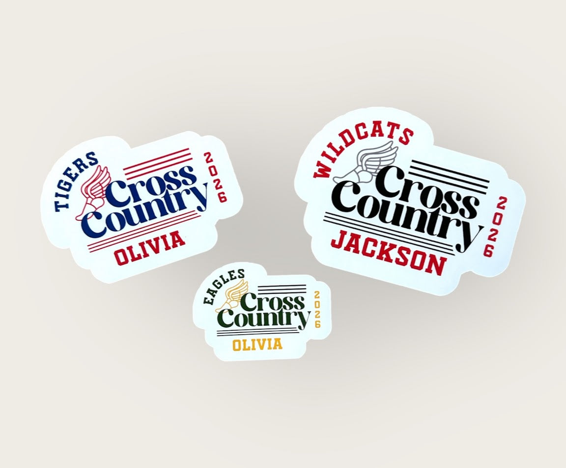 Cross Country Magnet | Personalized