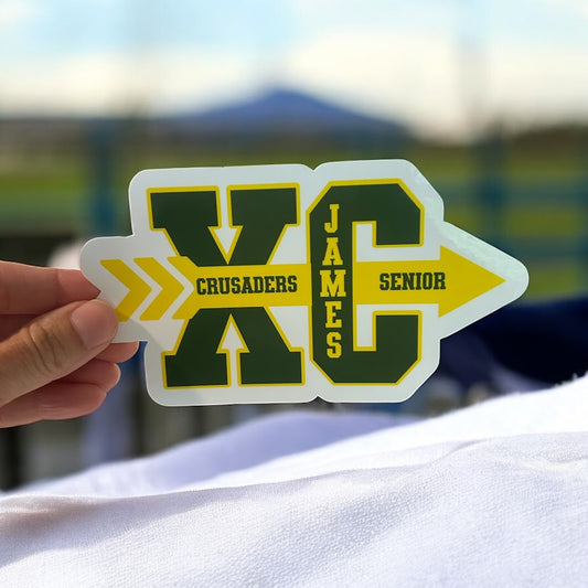 Cross Country Sticker | Personalized
