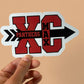 Cross Country Magnet | Personalized