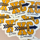 Cross Country Magnet | Personalized