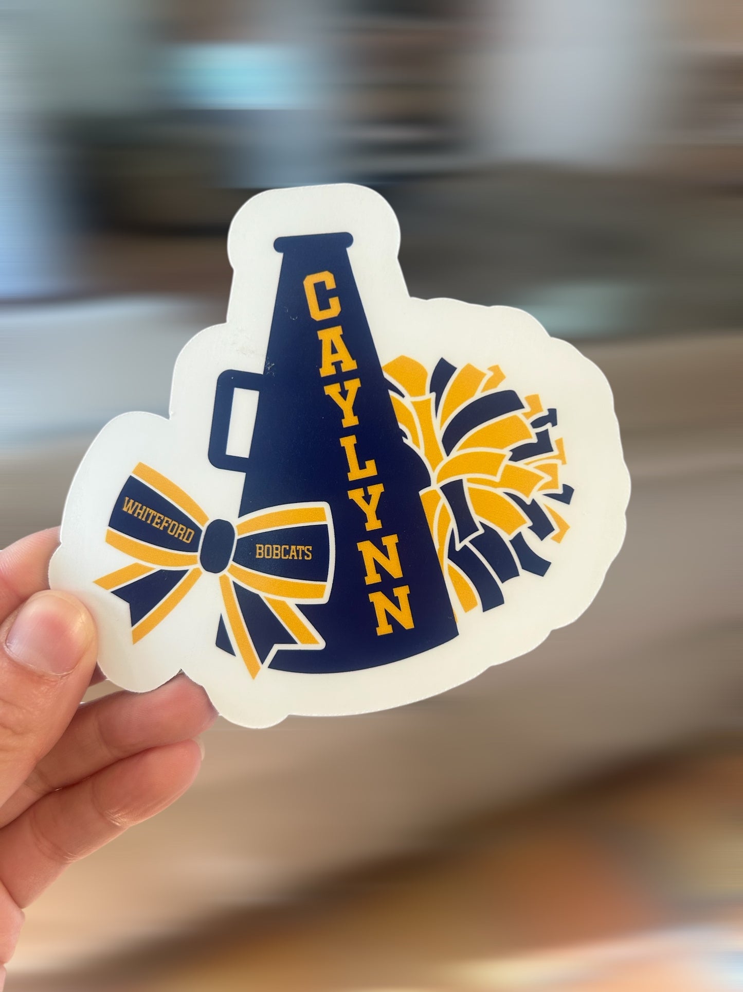 Cheer Sticker | Personalized