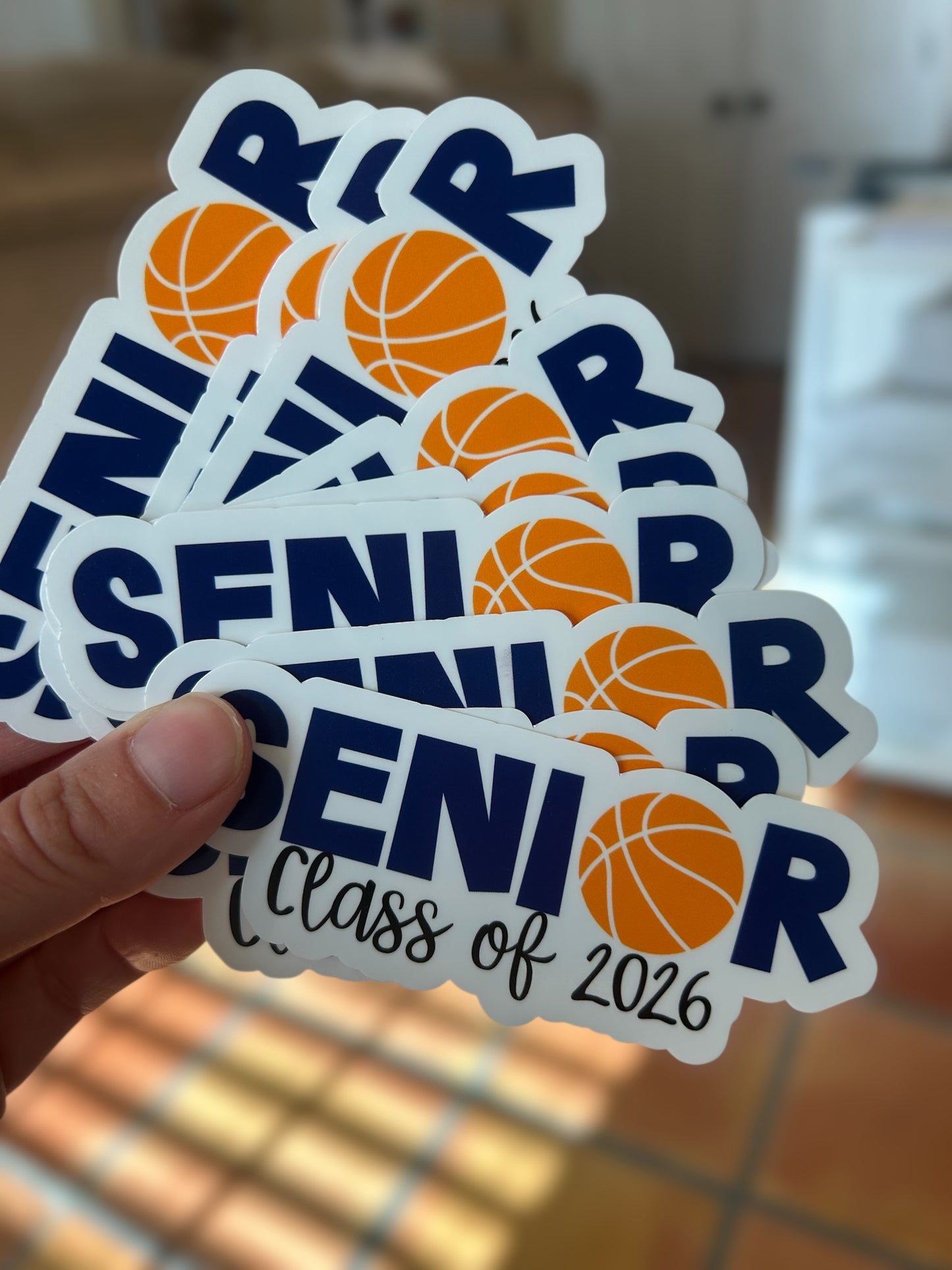 Senior Basketball Magnet | Personalized