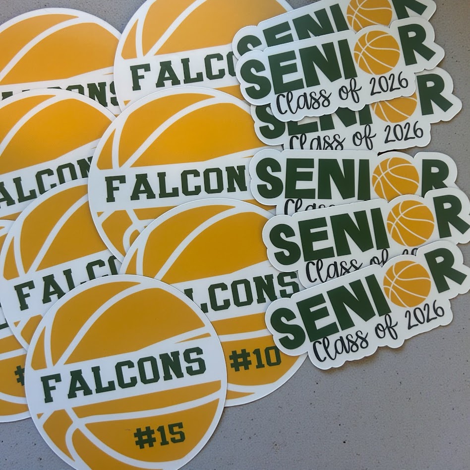 Senior Basketball Magnet | Personalized