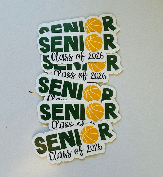 Senior Basketball Magnet | Personalized
