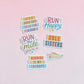 Running Sticker - Run Happy