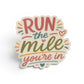 Running Sticker - Run Happy