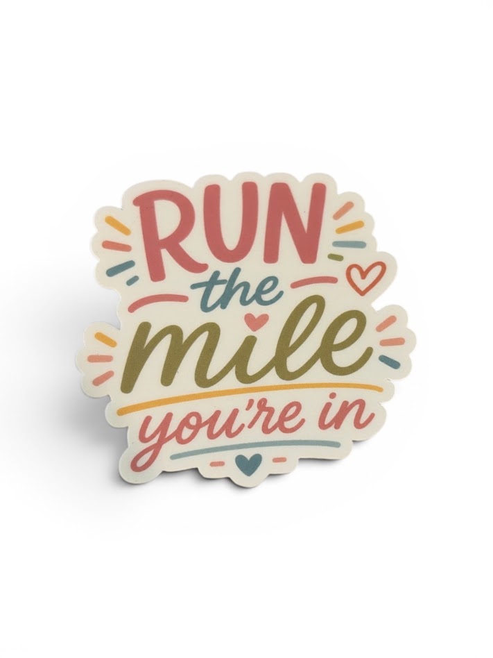 Running Sticker - Run Happy