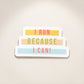 Running Sticker or Magnet