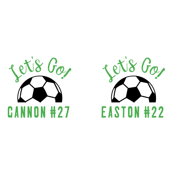 Personalized Soccer Locker Magnets