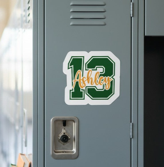 Volleyball Number Magnet | Personalized