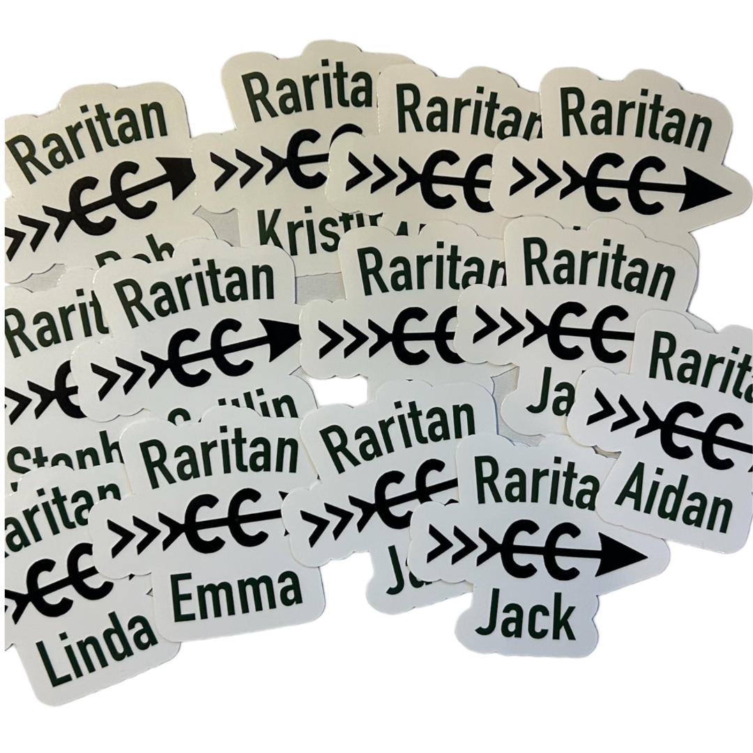 Cross Country Team Personalized Sticker Set of 10