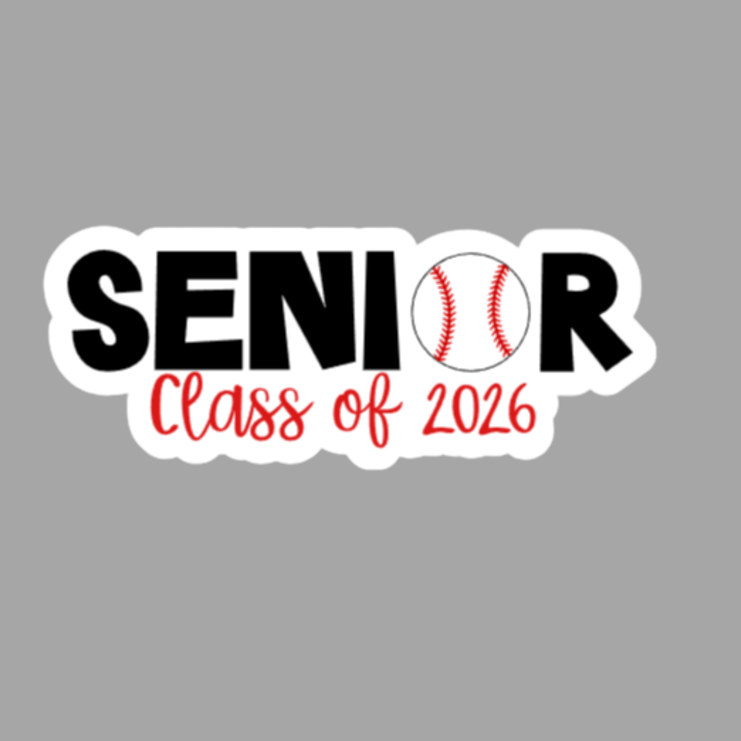 Senior Baseball Magnet | Personalized