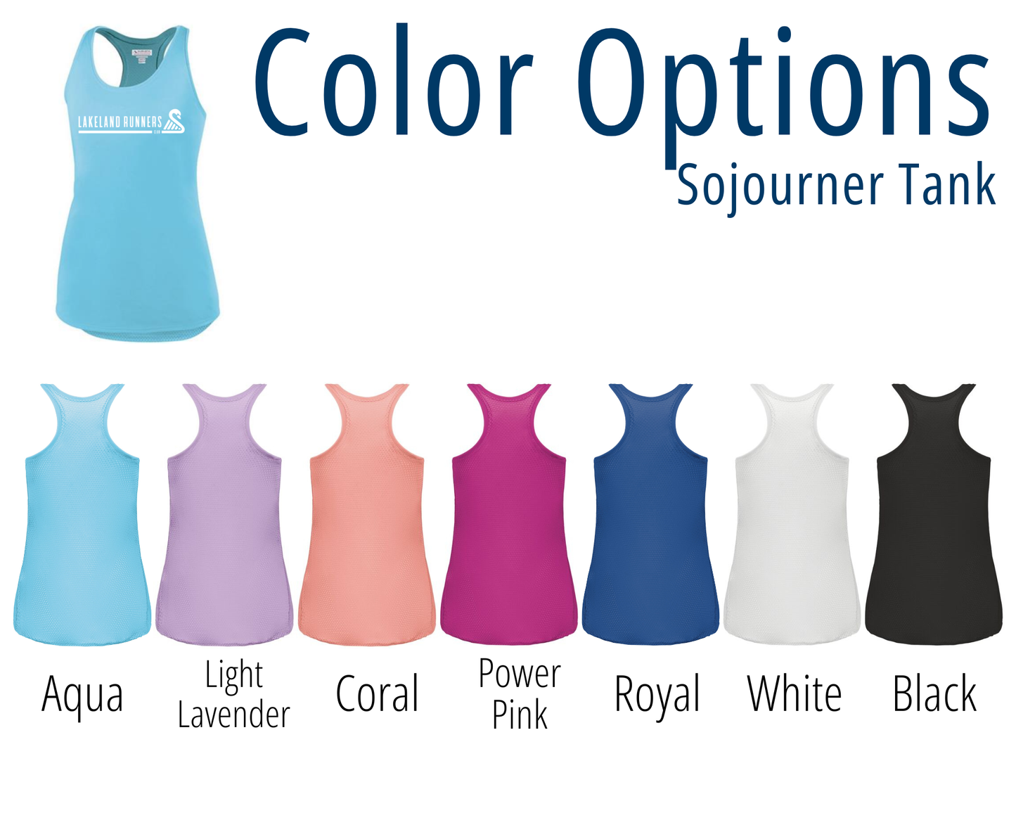 Lakeland Runners Club Sojourner Running Tank Ladies
