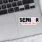 Baseball Senior Sticker | Personalized
