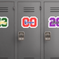 Volleyball Number Magnet | Personalized
