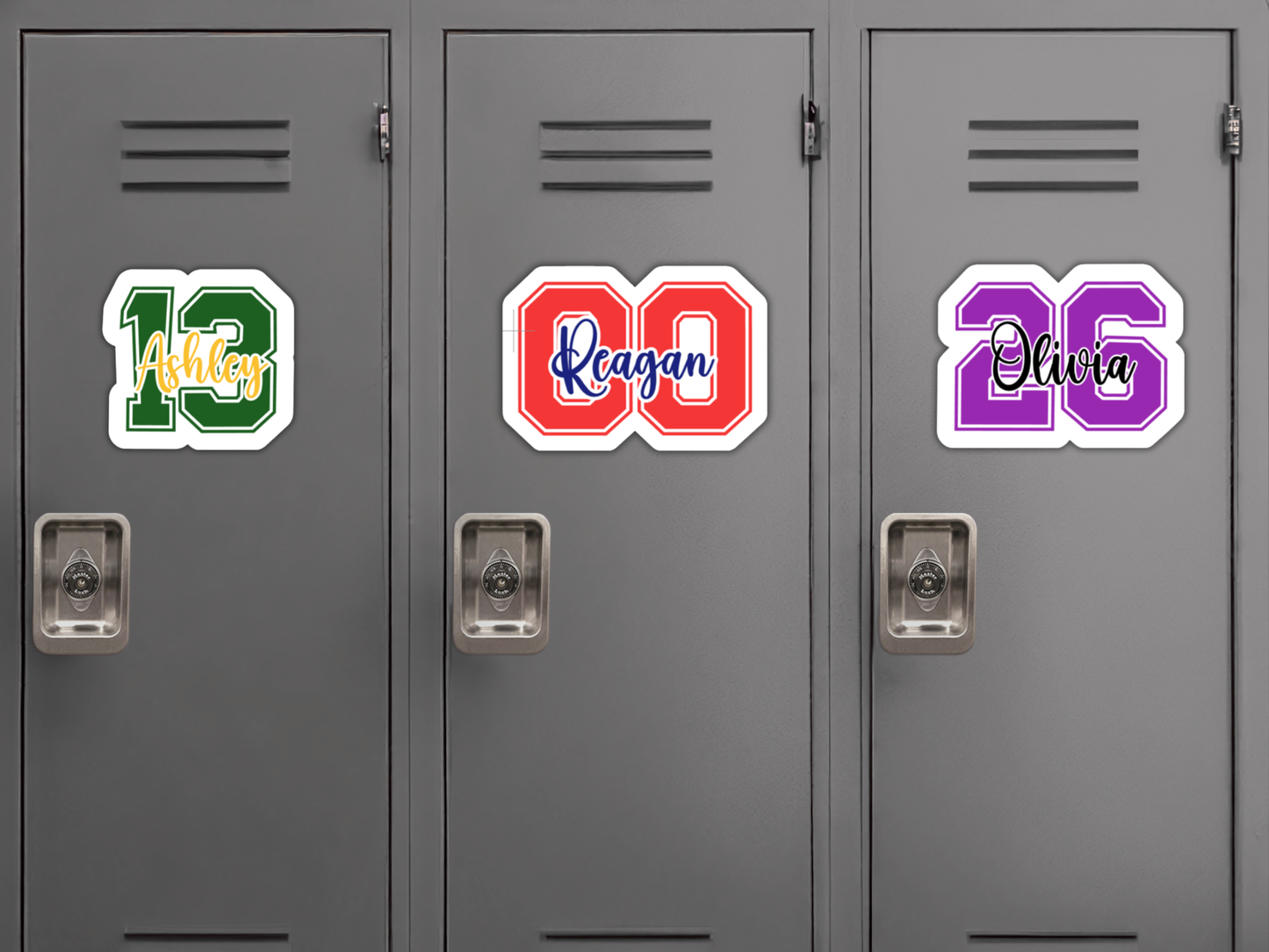 Volleyball Number Magnet | Personalized