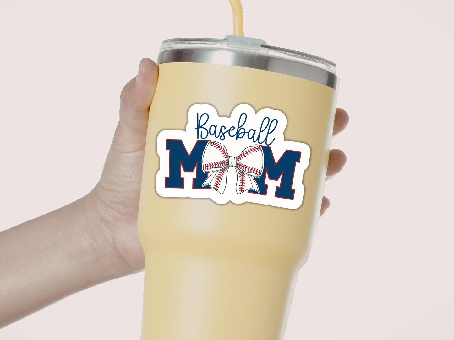 Baseball Mom Sticker or Magnet