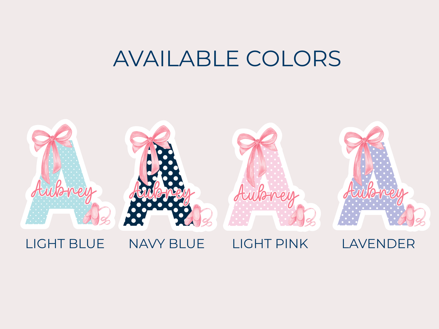 Personalized Dance Letter Magnet or Sticker