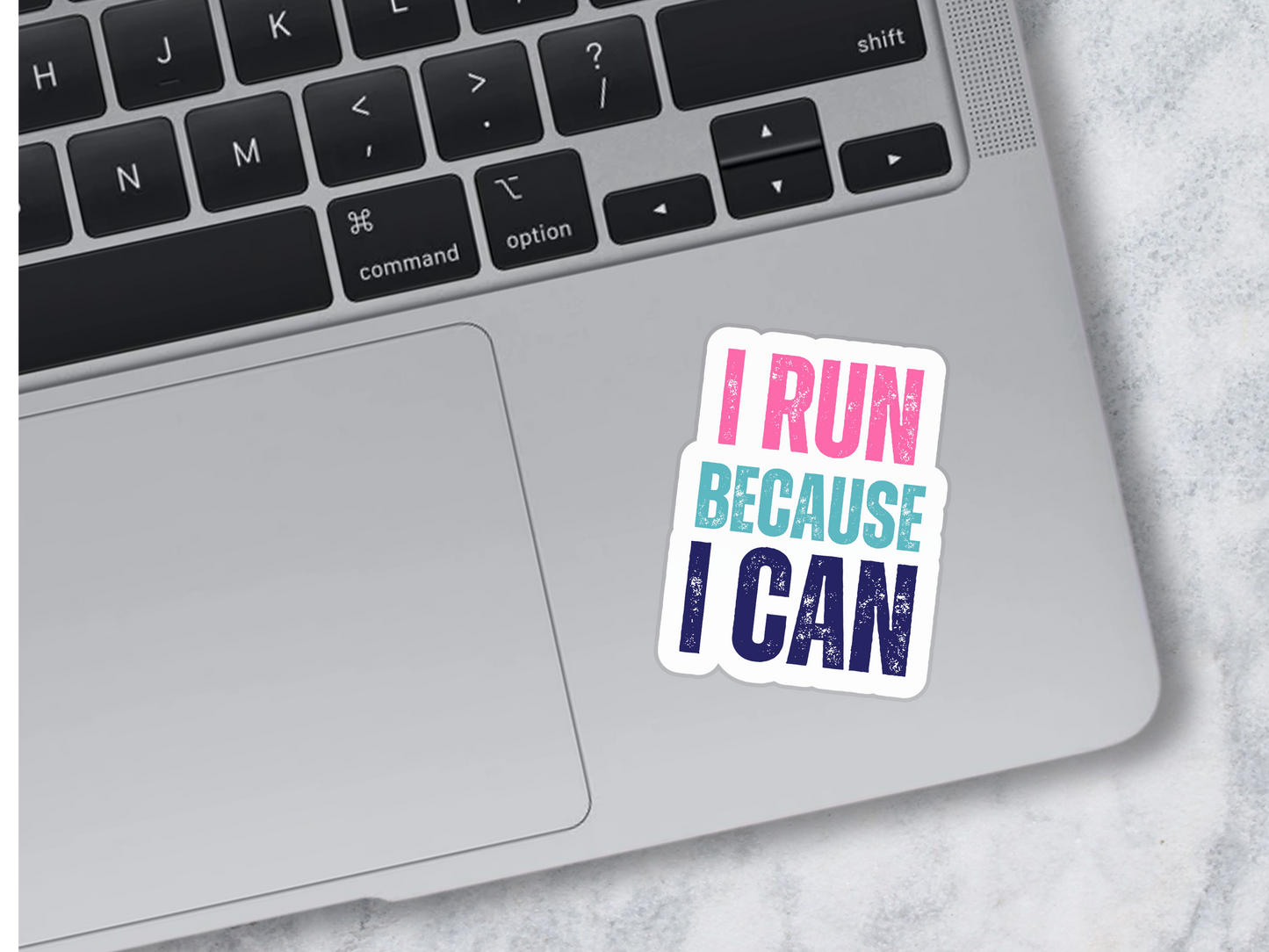 Running Sticker or Magnet - I Run Because I Can