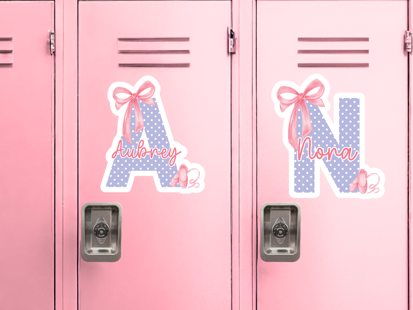 Personalized Dance Letter Magnet or Sticker