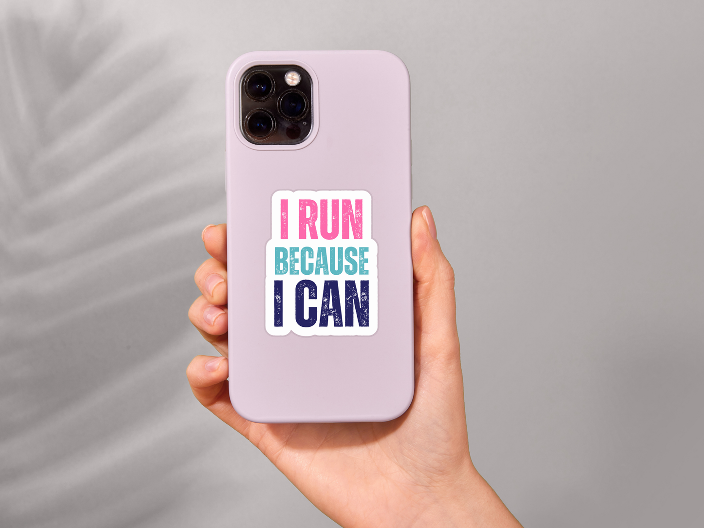 Running Sticker or Magnet - I Run Because I Can