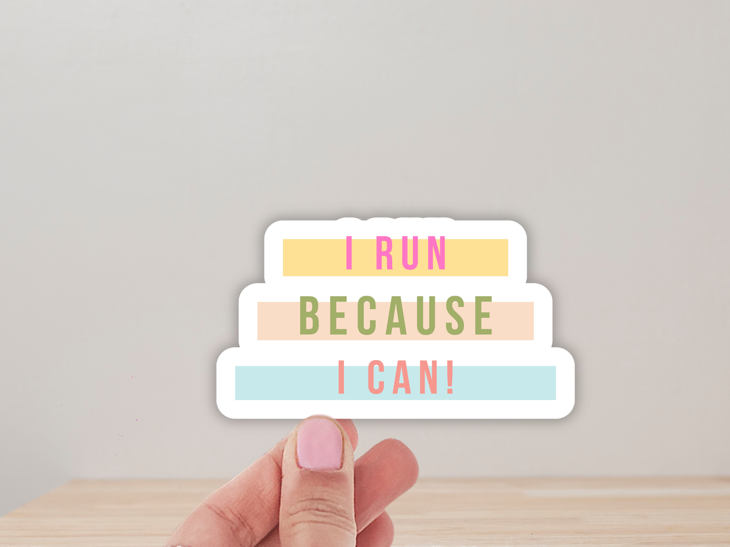Running Sticker or Magnet