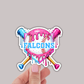 Baseball Drip Magnet | Personalized