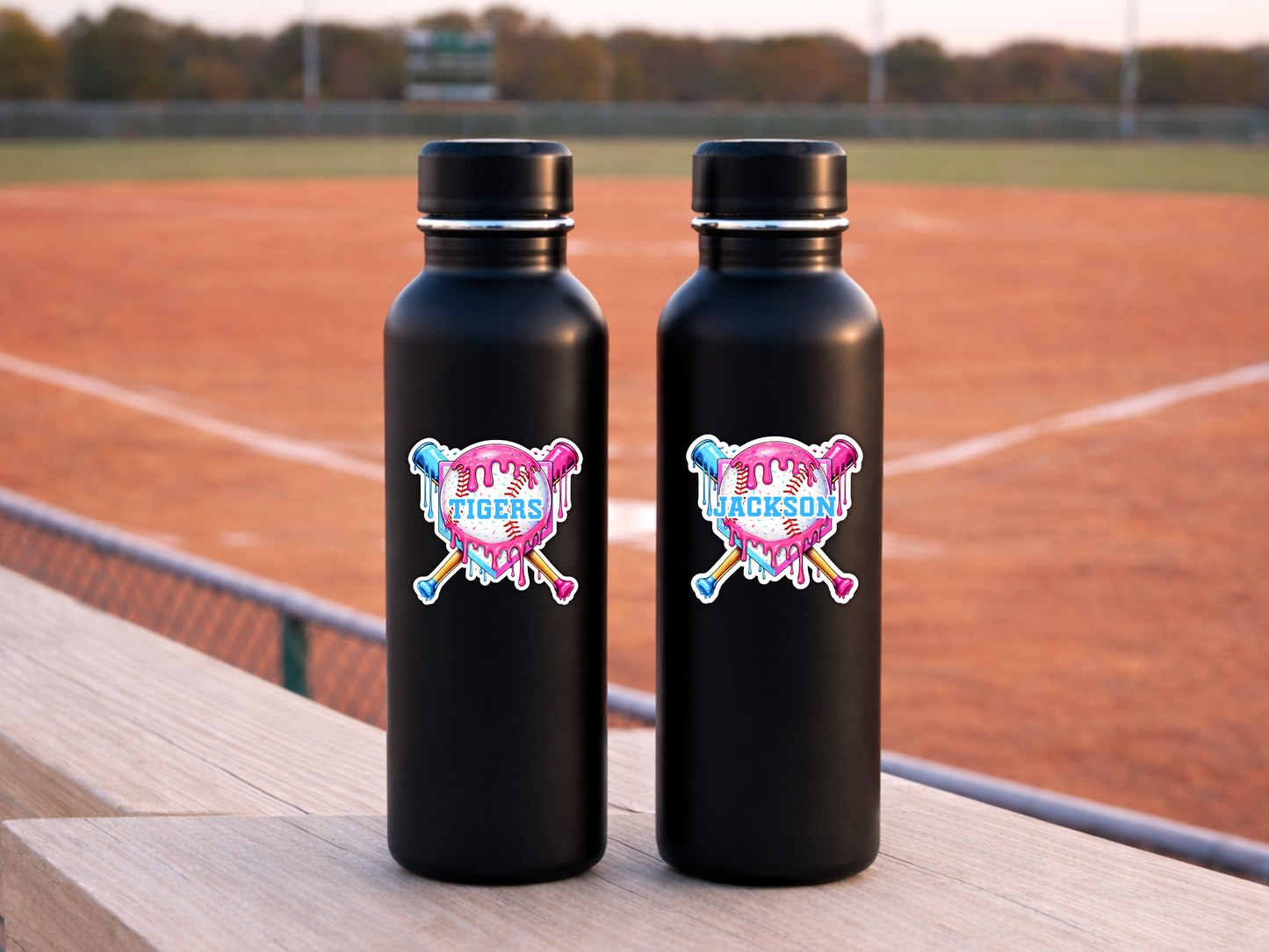 Baseball Drip Sticker | Personalized