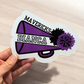 Cheer Sticker | Personalized