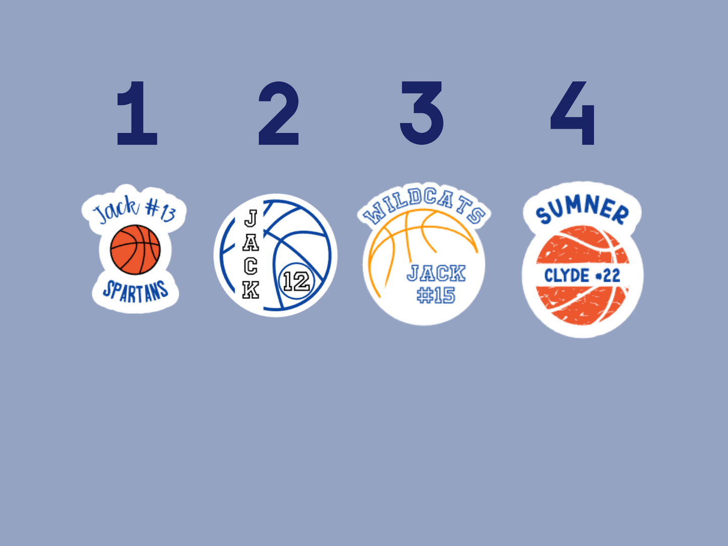 Personalized Basketball Magnets for Lockers