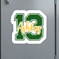 Volleyball Number Magnet | Personalized