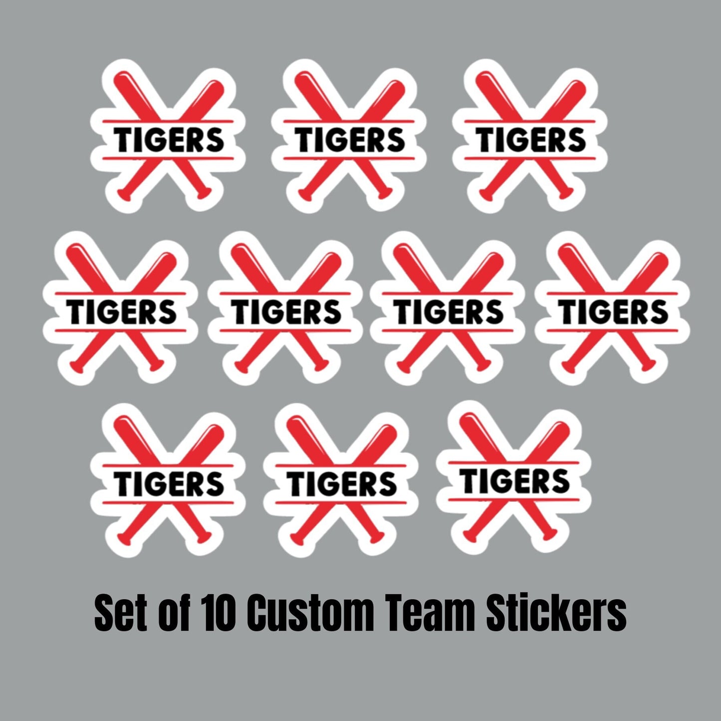 Personalized Baseball stickers | Custom baseball team sticker personalized with team name | Gift for baseball team | Team mom