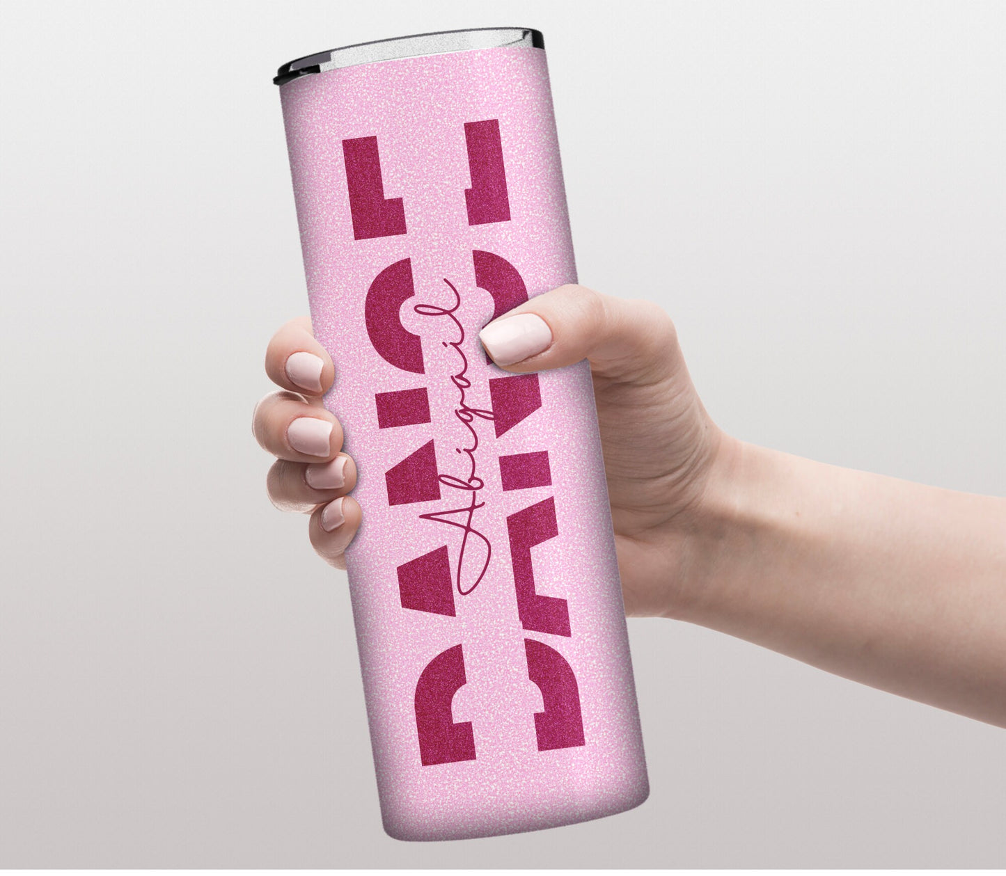 Personalized dance tumbler