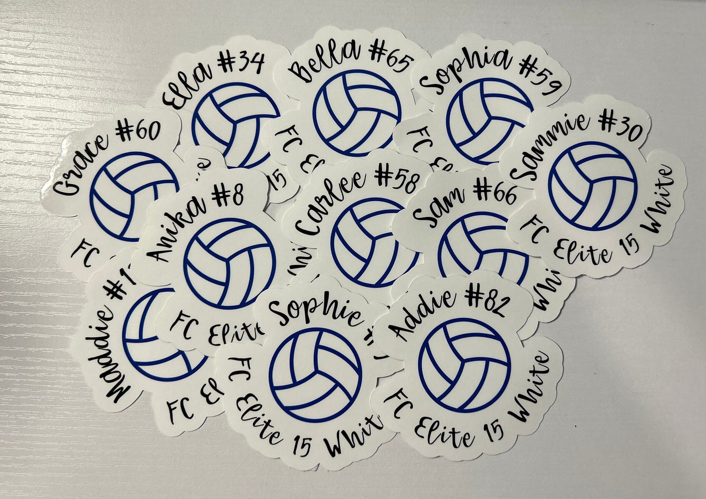 Personalized Team Water Polo stickers