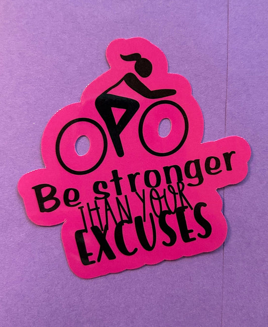 Custom Cycling sticker or magnet