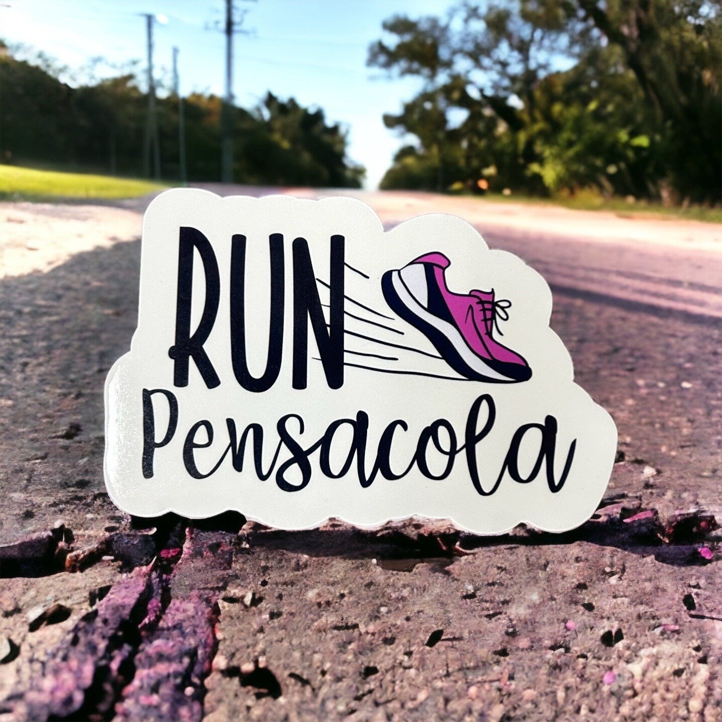 Run Pensacola Sticker or Magnet