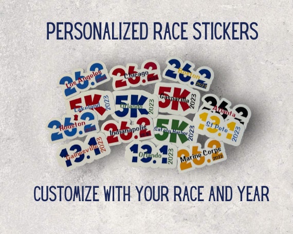 Personalized 15K Stickers